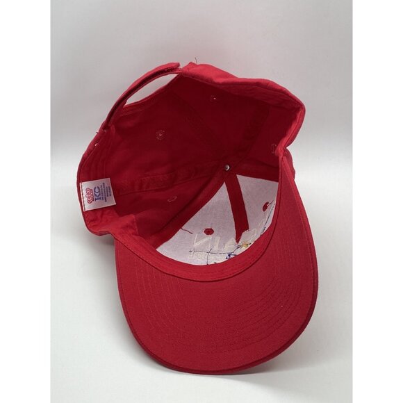 McCain Palin 2008 Red Adjustable Adult Baseball Cap Hat Hook-Loop Election GOP - Picture 11 of 16